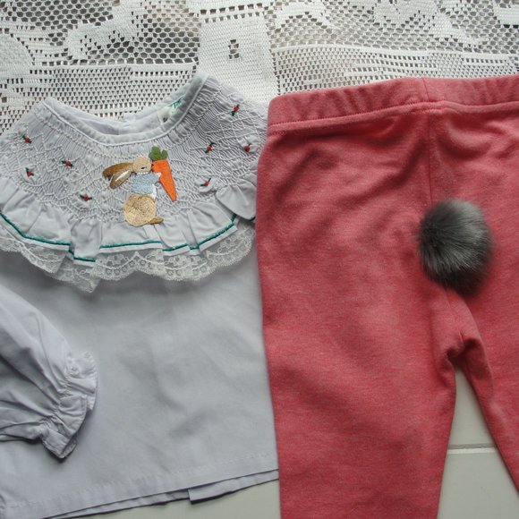 Upcycled Other - Bunny Outfit Toddler Girl's Upcycled Costume